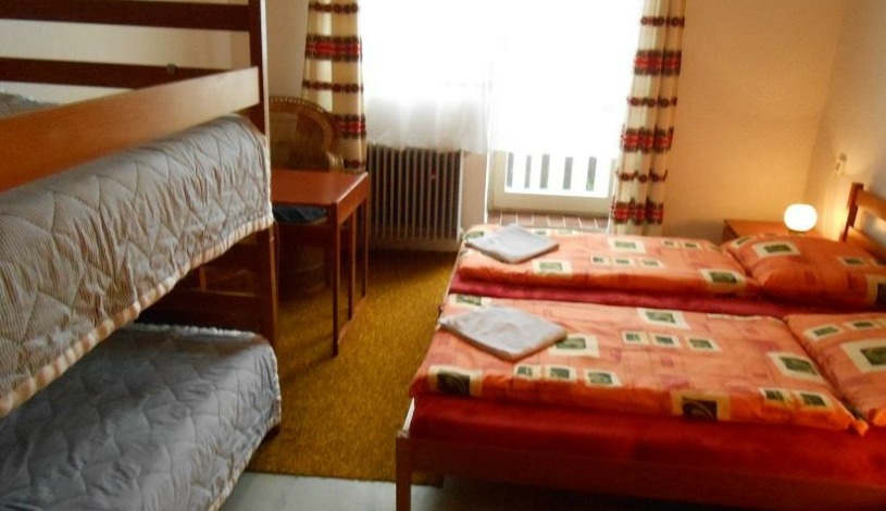 Penzion Družba Železná Ruda - Rodinný pokoj 2 + 3, Čtyřlůžkový pokoj